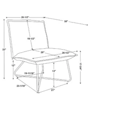 Kelvin Chair - Linon -HOMCOM Store GUEST 36501296 5a4e 44ca a87c c49eba3986b7