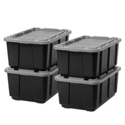 IRIS USA 27Gal/108qt Large Heavy-Duty Storage Plastic Bin Tote Container For Garage With Durable Lid 23 IRIS USA 27Gal/108qt Large Heavy-Duty Storage Plastic Bin Tote Container For Garage With Durable Lid -HOMCOM Store GUEST 368e471b 226e 4795 aff7 c11ed5e3d285