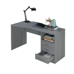 Classic Computer Desk With Multiple Drawers Gray - Techni Mobili -HOMCOM Store GUEST 373bdf64 f397 416f bb79 10e3baf3f0cf