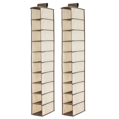 MDesign Fabric Shoe Rack Holder Storage Shelf, Metal Frame, 20 Cube 11 MDesign Fabric Shoe Rack Holder Storage Shelf, Metal Frame, 20 Cube - Image 9