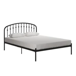 Remi Metal Platform Bed Frame Black - Room & Joy -HOMCOM Store GUEST 3806f85e 231b 490c 838d 613a0dd306a5