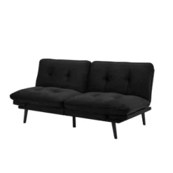 Finley Convertible Futon Sofa Bed Black - Serta 14 Finley Convertible Futon Sofa Bed Black - Serta -HOMCOM Store GUEST 38121e83 dc94 4283 b7b0 041ee87cf536