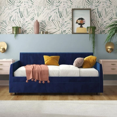 Twin Daphne Upholstered Daybed With Roll Out Trundle - Mr. Kate 5 Twin Daphne Upholstered Daybed With Roll Out Trundle - Mr. Kate - Image 3