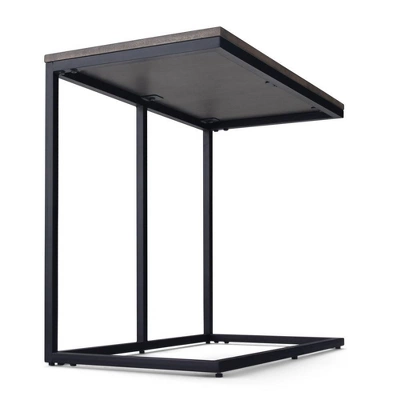 28" Hubbard Wide C Side Table Warm Gray - WyndenHall 8 28" Hubbard Wide C Side Table Warm Gray - WyndenHall - Image 6