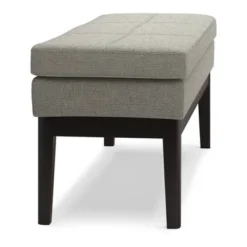 Bragg Ottoman Bench Light Gray - WyndenHall -HOMCOM Store GUEST 3970ba27 d558 4914 a4d6 c1aea7151033