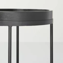 Wood & Metal Accent Side Table - Black - Hearth & Hand™ With Magnolia 15 Wood & Metal Accent Side Table - Black - Hearth & Hand™ With Magnolia -HOMCOM Store GUEST 398b9ac5 fc9a 467a 9b32 9468b6a80411