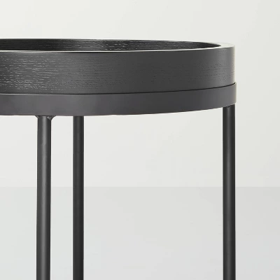 Wood & Metal Accent Side Table - Black - Hearth & Hand™ With Magnolia 8 Wood & Metal Accent Side Table - Black - Hearth & Hand™ With Magnolia - Image 6