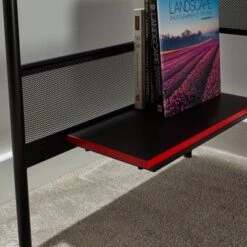 ICarus Mesh Gaming Desk With Wood Desktop - X Rocker -HOMCOM Store GUEST 398df773 792b 4217 8293 a4a42f05ebae