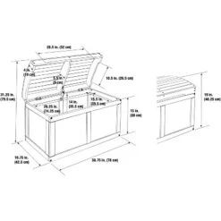 Badger Basket Hardwood Barrel Top Toy Chest -HOMCOM Store GUEST 39ff6541 8013 4fad 827a d05347f3bee3