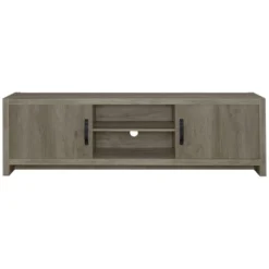 Hays 2 Door TV Stand For TVs Up To 80" Gray Driftwood - Coaster -HOMCOM Store GUEST 3ae0af6d f7c5 49f6 8b2c 724782490952