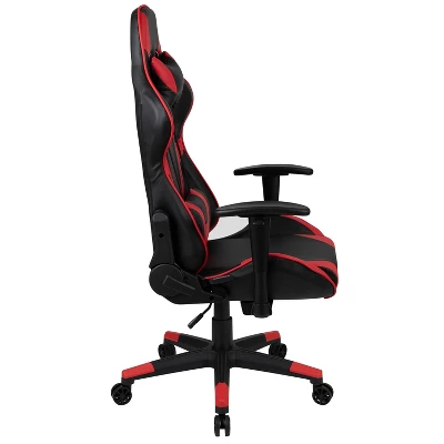 Flash Furniture X20 Gaming Chair Racing Office Ergonomic Computer PC Adjustable Swivel Chair With Fully Reclining Back In Red LeatherSoft 13 Flash Furniture X20 Gaming Chair Racing Office Ergonomic Computer PC Adjustable Swivel Chair With Fully Reclining Back In Red LeatherSoft - Image 11