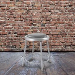 2pk Heavy Duty Vinyl Padded Steel Barstool Gray - Hampden Furnishings -HOMCOM Store GUEST 3c43d165 b775 4aad b46b f26caf1b21b9