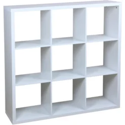 Home Basics 9 Open Cube Organizing Wood Storage Shelf -HOMCOM Store GUEST 3cddc80b 46e1 4af9 8870 d8391289d4bd