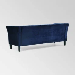Chatwin Contemporary Tufted Velvet Sofa Dark Blue - Christopher Knight Home -HOMCOM Store GUEST 3d9d2b0d c8d0 4c1b 9097 7db5d58d4ce1