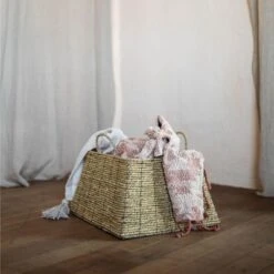 Natural Woven Natural Seagrass & Metal Basket - Foreside Home & Garden -HOMCOM Store GUEST 3e8eca1d 7408 4d0b aa03 69fd12269e21
