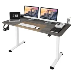 Tangkula 55" Electric Standing Desk Height Adjustable Home Office Table W/ Hook -HOMCOM Store GUEST 4012589a 57dd 4a92 b2b7 f08219fa2340