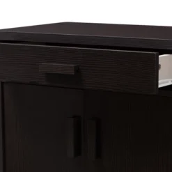 Bienna Modern And Contemporary Finished Shoe Cabinet Dark Brown - Baxton Studio -HOMCOM Store GUEST 403ac8e2 9557 4e1d ab3a 12b1c1808b64