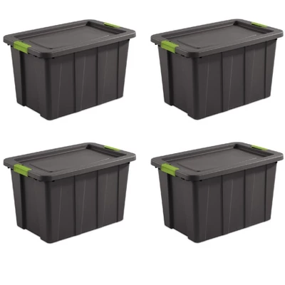 Sterilite Tuff1 Latching 30 Gal Plastic Storage Tote Container And Lid 5 Sterilite Tuff1 Latching 30 Gal Plastic Storage Tote Container And Lid - Image 3