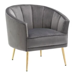Tania Contemporary Upholstered Accent Chair - LumiSource -HOMCOM Store GUEST 412787fd 2c28 4024 98ab ec53c1ca38d4