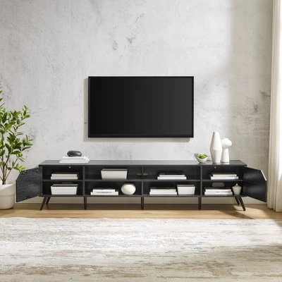Mid-Century Modern Wide Storage TV Stand For TVs Up To 90" - Saracina Home 7 Mid-Century Modern Wide Storage TV Stand For TVs Up To 90" - Saracina Home - Image 5