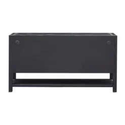 Butcher Mid-Century Modern 3 Door Storage Credenza/Sideboard With Shelf Weathered Black Finish - Treasure Trove -HOMCOM Store GUEST 419296fb e030 4ebb 8e12 7dcf120e51a3