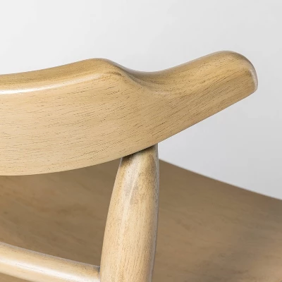 Kaysville Curved Back Wood Counter Height Barstool - Threshold™ Designed With Studio McGee 6 Kaysville Curved Back Wood Counter Height Barstool - Threshold™ Designed With Studio McGee - Image 4