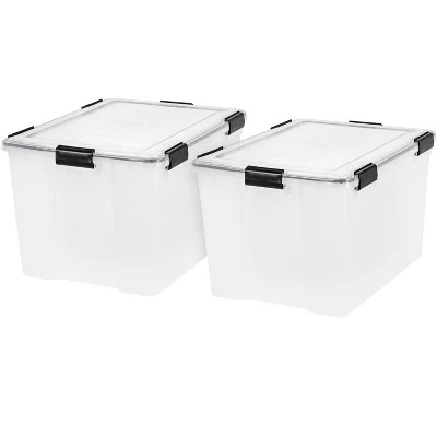 IRIS USA WEATHERPRO Airtight Plastic Storage Bin With Lid And Seal And Secure Latching Buckles 12 IRIS USA WEATHERPRO Airtight Plastic Storage Bin With Lid And Seal And Secure Latching Buckles - Image 10