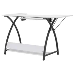 Comet Plus Sewing/Office Table With Fold Down Top, Height Adjustable Platform And Bottom Storage Shelf Black/White - Sew Ready 23 Comet Plus Sewing/Office Table With Fold Down Top, Height Adjustable Platform And Bottom Storage Shelf Black/White - Sew Ready -HOMCOM Store GUEST 4330432a 126b 4f6c a9f5 94741ab4bd9d