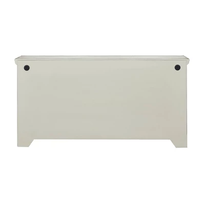 Shirley 4 Door Storage Credenza/Sideboard With Mirrored Doors Burnished Gray - Treasure Trove 5 Shirley 4 Door Storage Credenza/Sideboard With Mirrored Doors Burnished Gray - Treasure Trove - Image 3