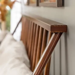 Boho Solid Wood Spindle Platform Bed - Saracina Home -HOMCOM Store GUEST 44748e17 6118 4f48 825b 8e3f20ade21a