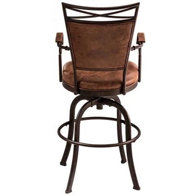 Bridgetown Tilt Base Barstool - Aged Bronze - Hillsdale Furniture 3 Bridgetown Tilt Base Barstool - Aged Bronze - Hillsdale Furniture