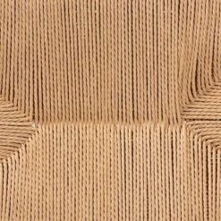 Saura Oak Wood Hemp Dining Bench Brown - Baxton Studio -HOMCOM Store GUEST 44af07ea 9059 4635 a364 36b7fb803850