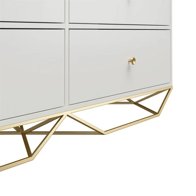 Blair 6 Drawer Dresser White - CosmoLiving By Cosmopolitan 8 Blair 6 Drawer Dresser White - CosmoLiving By Cosmopolitan - Image 6