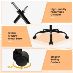 Costway Adjustable Office Desk Chair Ergonomic Executive Chair With Padded Headrest Armrest -HOMCOM Store GUEST 4670cb99 d548 400c b2ff 02e2be60aeea