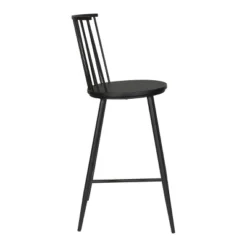 26" Bryce Counter Height Barstool Black - OSP Home Furnishings -HOMCOM Store GUEST 467afead 4184 4098 af52 b383b6d935c8