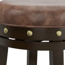 Benard Backless Counter Height Barstool Deep Smoke Brown - Hillsdale Furniture -HOMCOM Store GUEST 469ef5c0 19f4 40de 96c6 577e28e88ea3