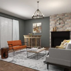 Vintage Leather Loveseat Brown - Olivia & May -HOMCOM Store GUEST 46f30b3b 17c0 472b b830 f33e0071d0cc