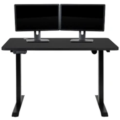 Flash Furniture Electric Height Adjustable Standing Desk - Table Top 48" Wide - 24" Deep -HOMCOM Store GUEST 4828db39 7c54 480a a655 f049308c8631