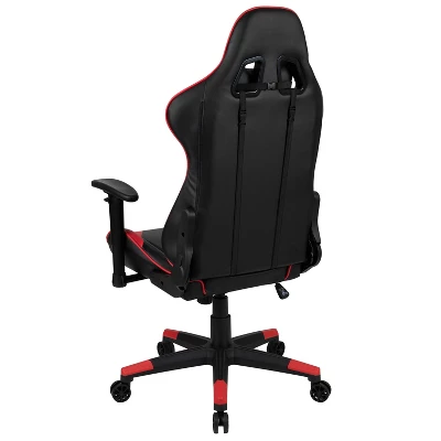 Flash Furniture X20 Gaming Chair Racing Office Ergonomic Computer PC Adjustable Swivel Chair With Fully Reclining Back In Red LeatherSoft 12 Flash Furniture X20 Gaming Chair Racing Office Ergonomic Computer PC Adjustable Swivel Chair With Fully Reclining Back In Red LeatherSoft - Image 10