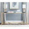 Inga Console Table - Gold/Glass - Safavieh -HOMCOM Store GUEST 48f98556 7e3c 4807 a8a3 d0889b0828e7