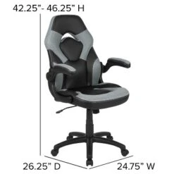 Emma And Oliver Gaming Desk & Chair Set With Cup Holder, Headphone Hook, And Monitor Stand -HOMCOM Store GUEST 48fa36fb 2f67 4236 aa19 2333d6fdb009