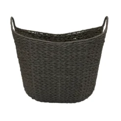 Household Essentials Tall Scoop Basket Paper Rope Gray 9 Household Essentials Tall Scoop Basket Paper Rope Gray -HOMCOM Store GUEST 49512c8e 70ee 4d14 be8f c771f0aaf8da