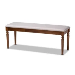 Giovanni Fabric Upholstered And Wood Dining Bench - Baxton Studio 14 Giovanni Fabric Upholstered And Wood Dining Bench - Baxton Studio -HOMCOM Store GUEST 498a7531 e443 485e 9324 8a516a1d257b