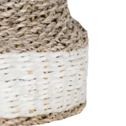 White Rope & Seagrass Basket - Foreside Home & Garden 8 White Rope & Seagrass Basket - Foreside Home & Garden -HOMCOM Store GUEST 4a765db6 3cb2 45c9 b408 0fb59c7fe324
