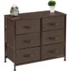 Sorbus Drawer Fabric Dresser For Bedroom Home Brown