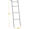 NEX 2pk 4 Tier Ladder Style Towel Racks Black -HOMCOM Store GUEST 4af9926c f7c0 4c69 b892 ea13d8f67fc9