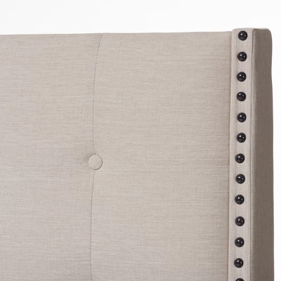 Georgette Modern And Contemporary Fabric Upholstered Bed - Baxton Studio 5 Georgette Modern And Contemporary Fabric Upholstered Bed - Baxton Studio - Image 3