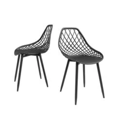 2pk Kurv Dining Chair - Jamesdar -HOMCOM Store GUEST 4bde7b33 de77 44c8 b2f2 8d17c4e8ea3e