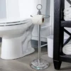 Freestanding Toilet Tissue Holder Chrome/Ice - Nu Steel -HOMCOM Store GUEST 4be61809 16cb 4400 ab3f 4ad8cb0dcd1b