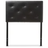 Twin Baltimore Modern And Contemporary Faux Leather Upholstered Headboard - Baxton Studio -HOMCOM Store GUEST 4beb6234 0413 4f03 8e35 f0713cbc9f76